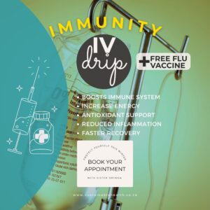 Immunity IV Drip + Free Flu Vaccination
